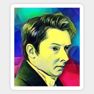 William Hazlitt Colourful Portrait | William Hazlitt Artwork 7 Magnet